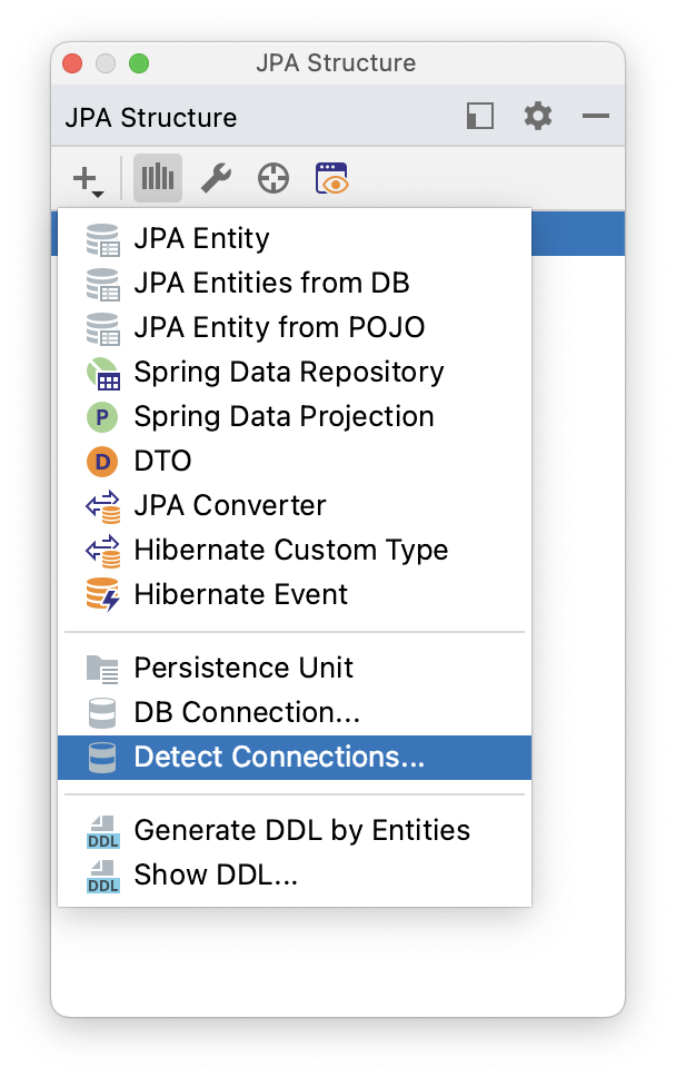 Spring Data  IntelliJ IDEA Documentation