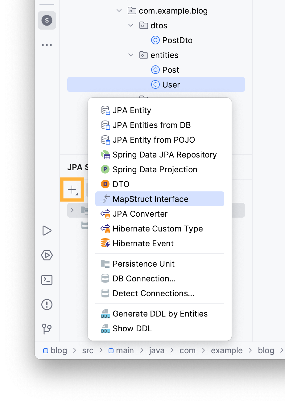 Use DTOs And MapStruct Mappers In IntelliJ IDEA Most Efficiently JPA 